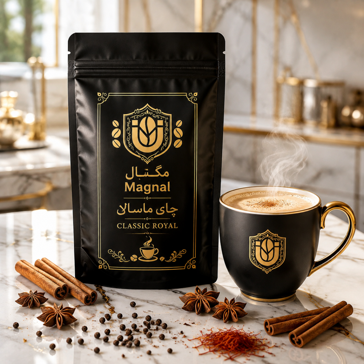 چای ماسالا مگنال | ترکیب جادویی ادویههای اصیل | نوشیدنی گرم و آرامشبخش - تصویر 6