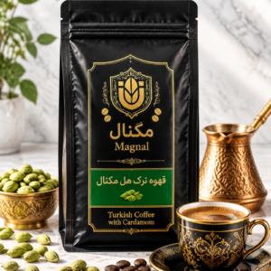 قهوه ترک اصیل مگنال | بافت فوق نرم و عطر بینظیر | مخصوص دمآوری سنتی