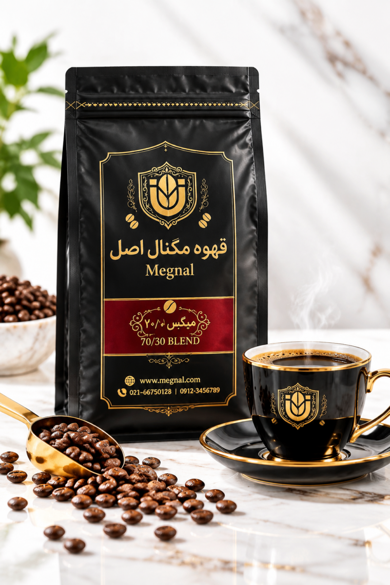 قهوه مگنال میکس ۳۰/۷۰ | ترکیب لوکس عربیکا و روبوستا (میکس ملایم و معطر) - تصویر 2