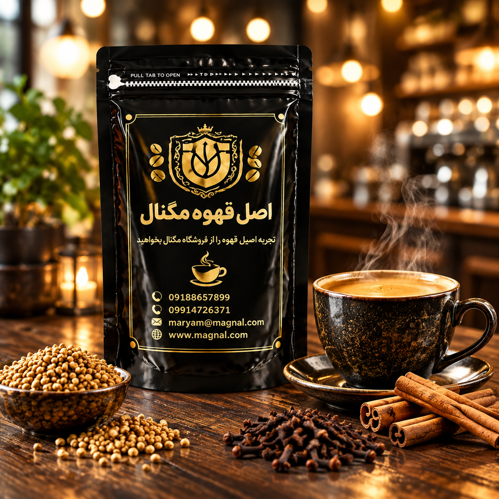قهوه ترکیبی مگنال — گلپر، دارچین و میخک - تصویر 3