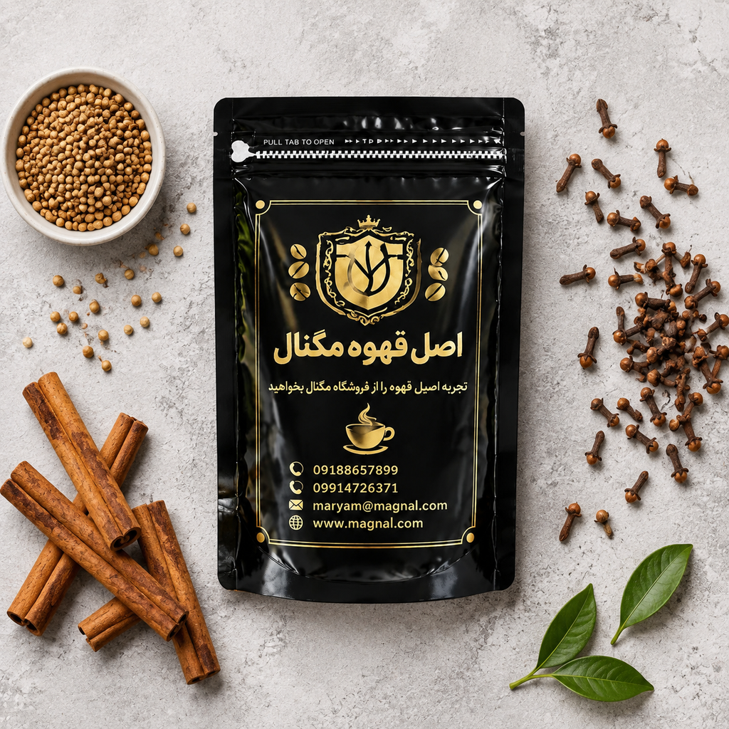 قهوه ترکیبی مگنال — گلپر، دارچین و میخک - تصویر 4