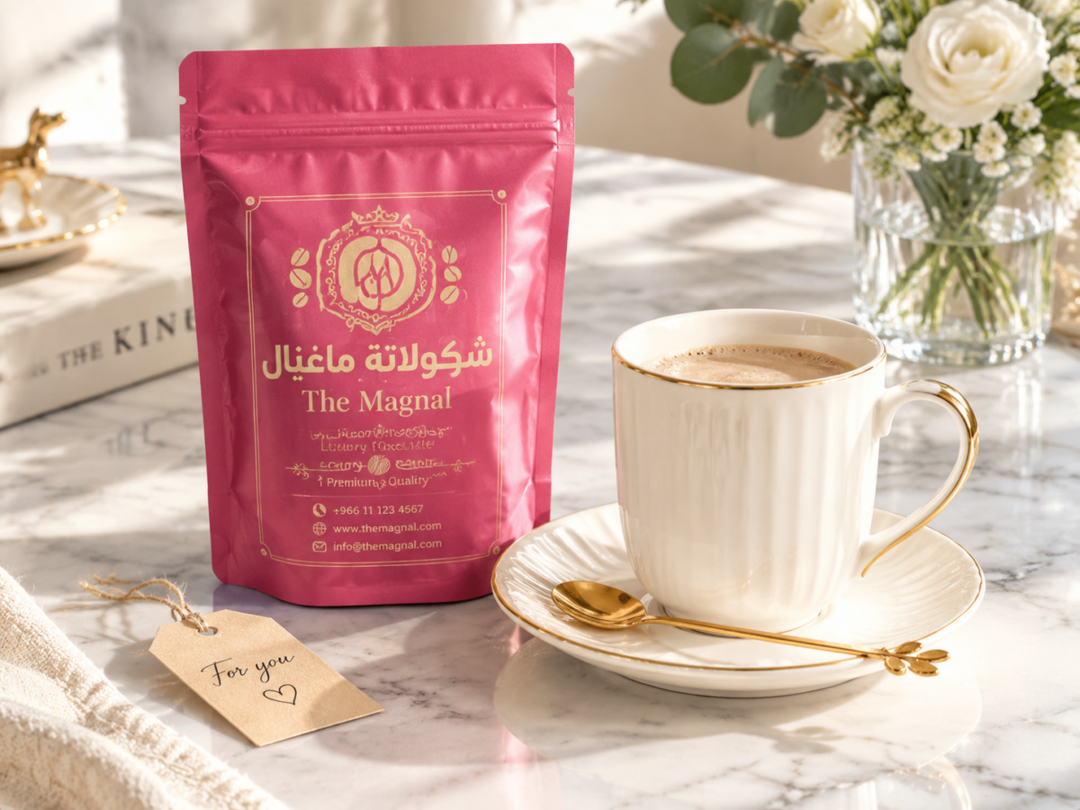 پودر نوشیدنی پینک چاکلت مگنال (شکلات صورتی روبی ۲۵۰ گرمی) magnal-pink-chocolate-powder - تصویر 3