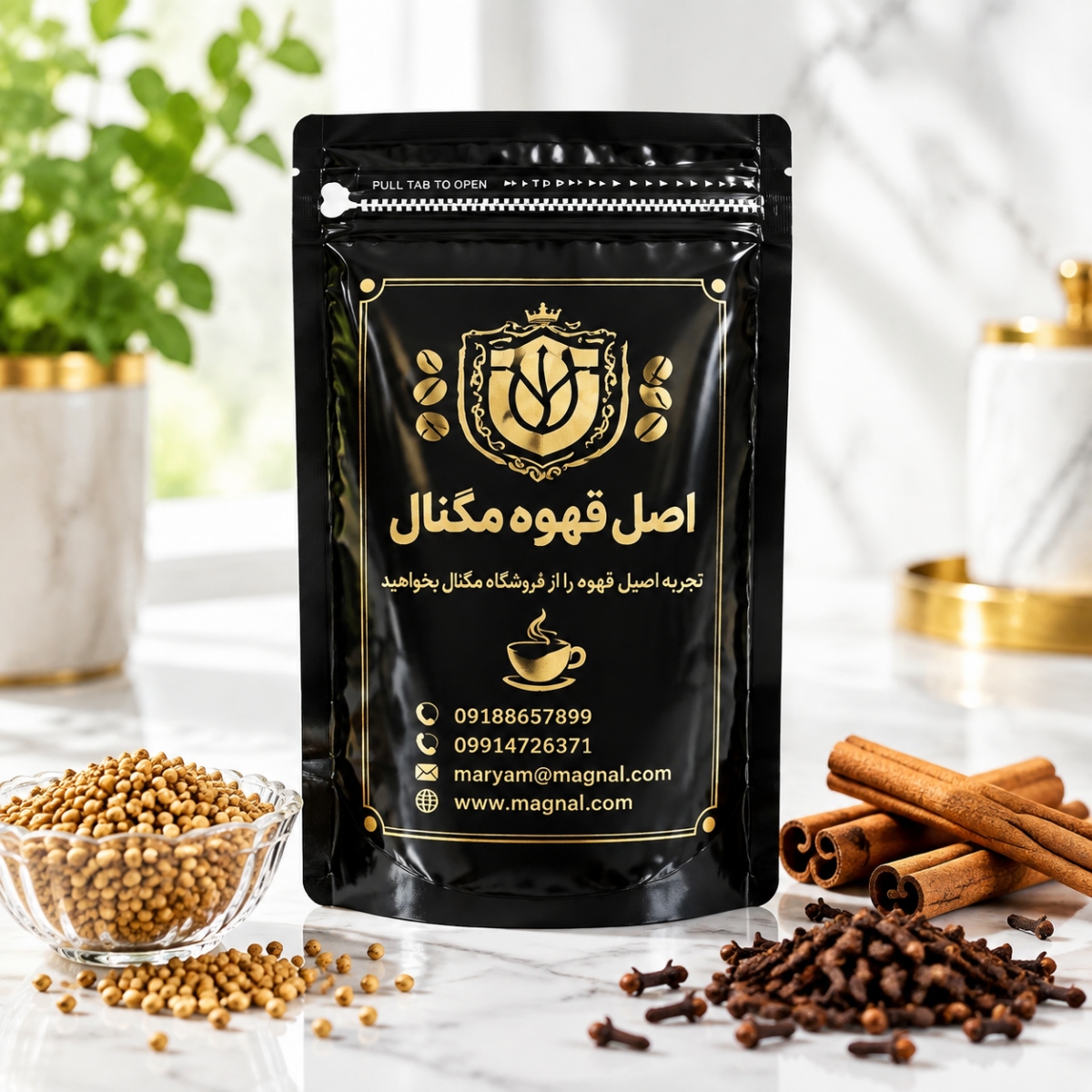 قهوه ترکیبی مگنال — گلپر، دارچین و میخک - تصویر 5