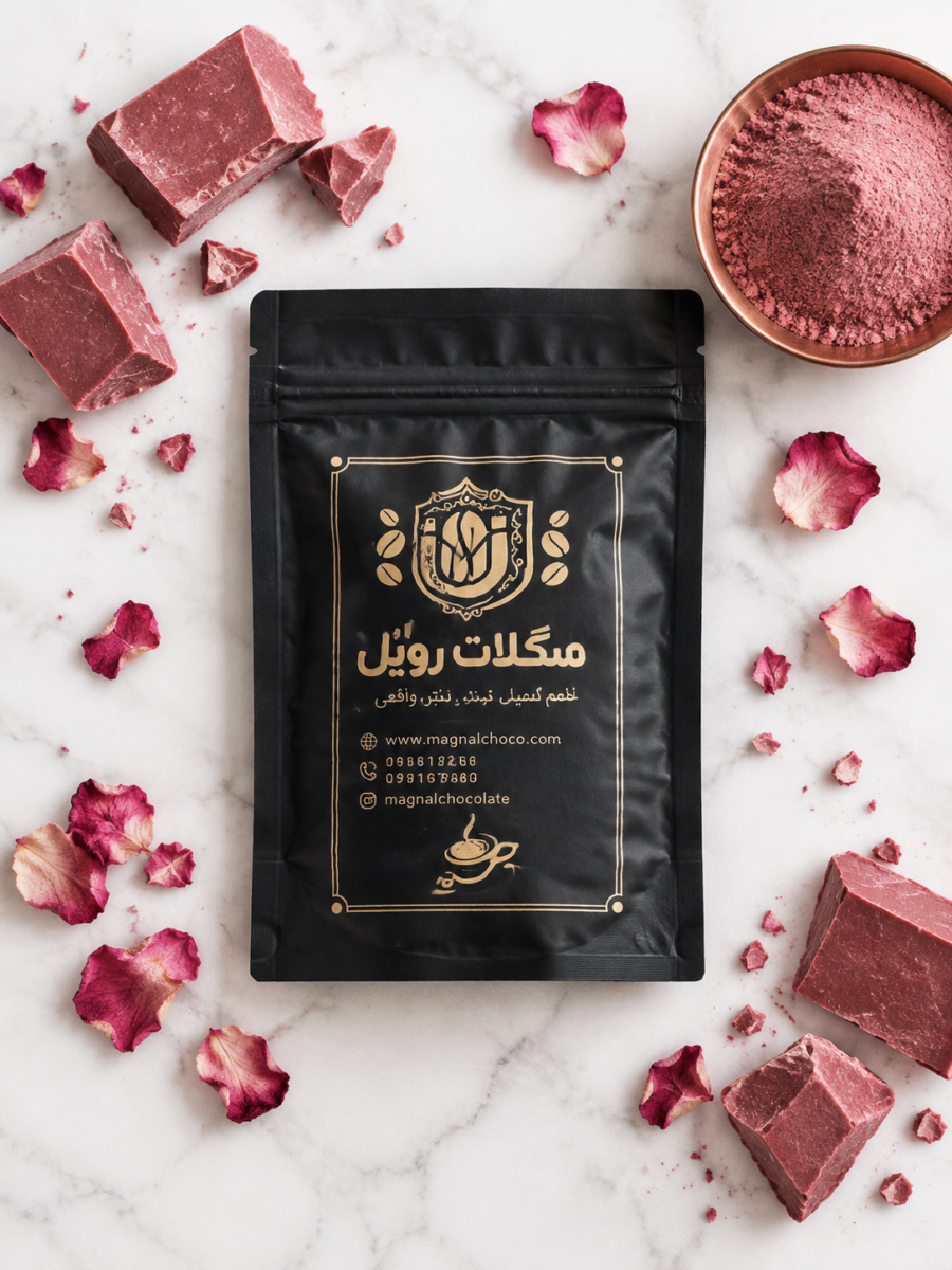 پودر نوشیدنی پینک چاکلت مگنال (شکلات صورتی روبی ۲۵۰ گرمی) magnal-pink-chocolate-powder - تصویر 4