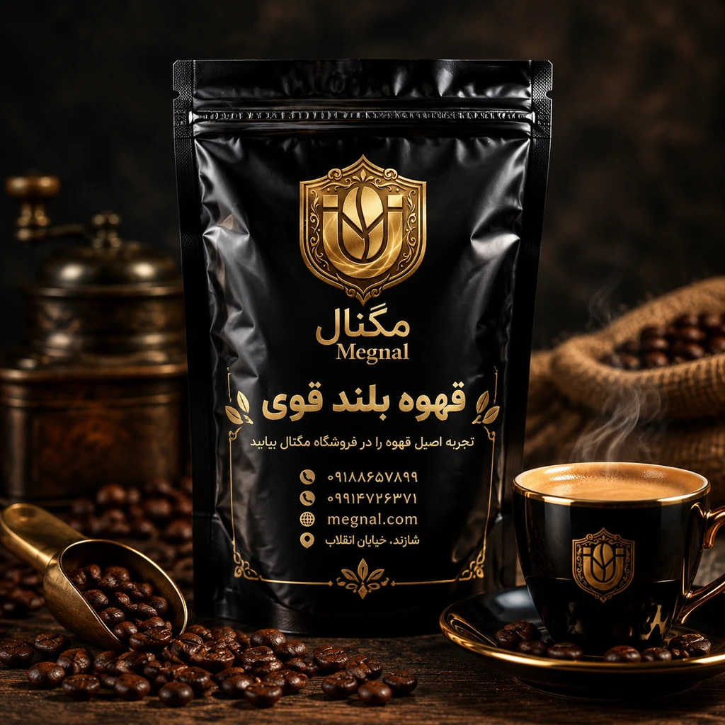 :قهوه بلند قوی اصل مگنال (Megnal Bold Blend) – کافئین بالا و کرمای غلیظ - تصویر 3